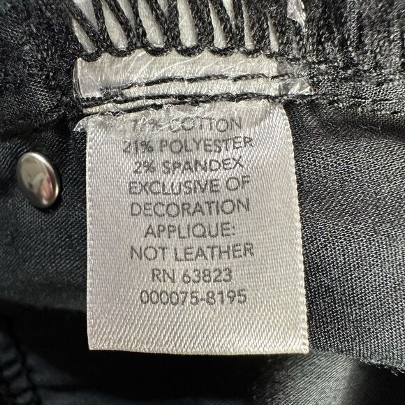 NEW CJ Banks BARELY BOOT Cut Sz 24 WP Black High Rise Jeans Denim Pants 44x28.5 - Picture 13 of 13